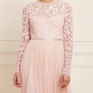 Needle and Thread Tempest Bodice Ballerina Gown Champagne Pink Size 14